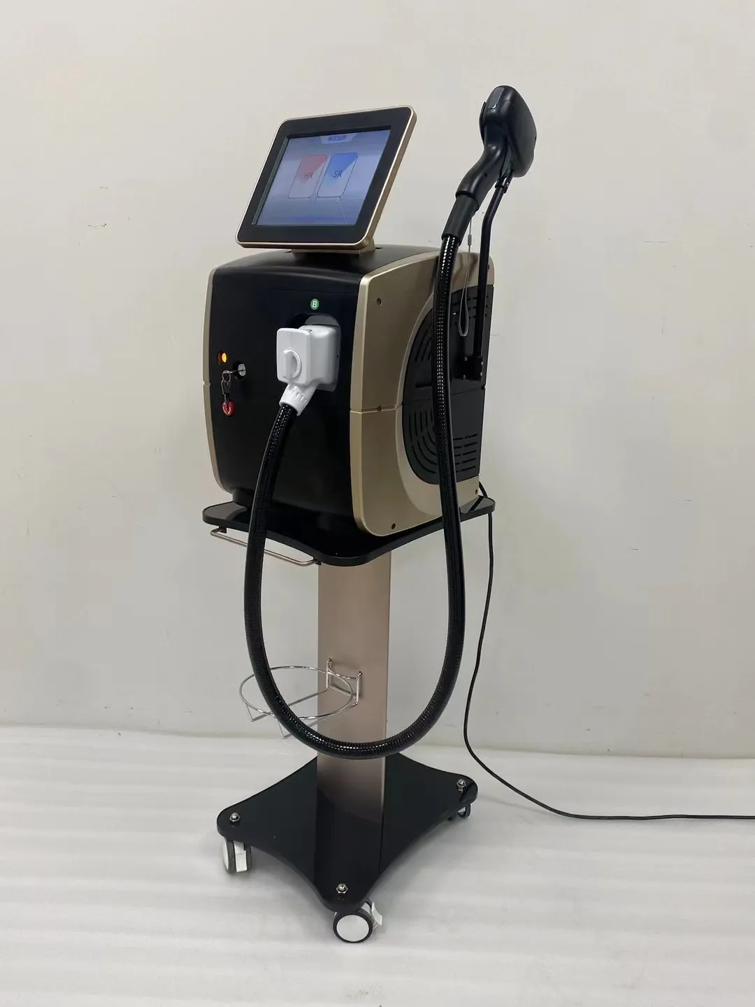 808nm desktop diode laser machine for permanent hair removal portable ice prenium titanium clicks home use dark skin face spa depilation in china eversun factory