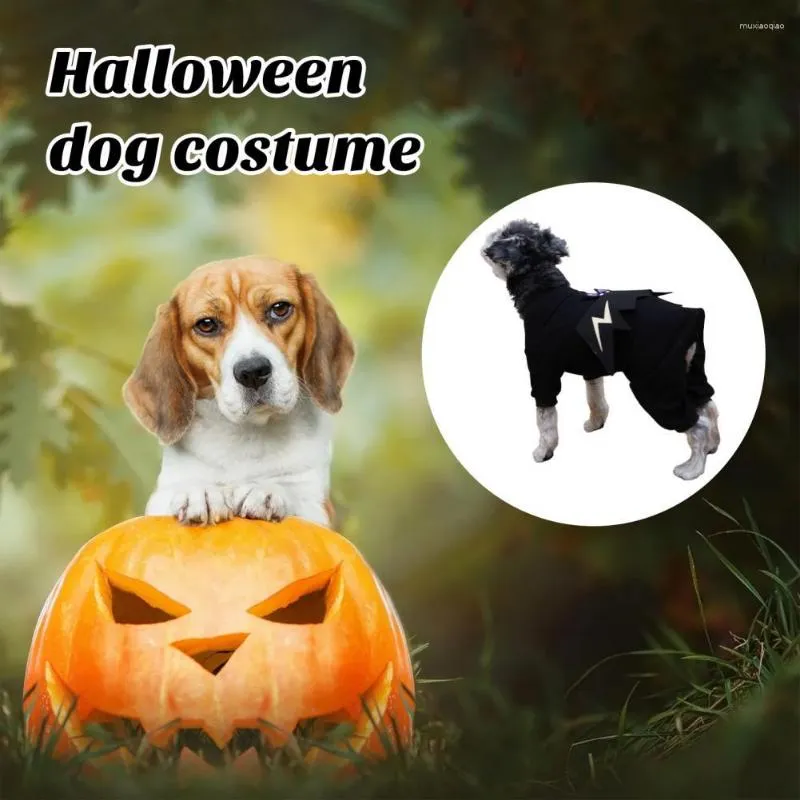 Dog Apparel Pet Clothes Bat Wing Costume Funny Shape Halloween Comfortable Dress For Small Dogs Stretchy