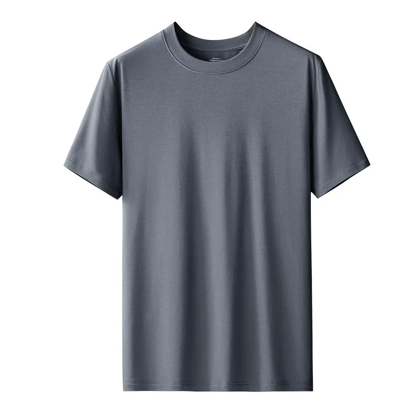 Herren-T-Shirts, doppelseitige Frühlings- und Sommer-Kurzarm-T-Shirts für Herren, reinweiße Jungen mit Unterhemden 230715