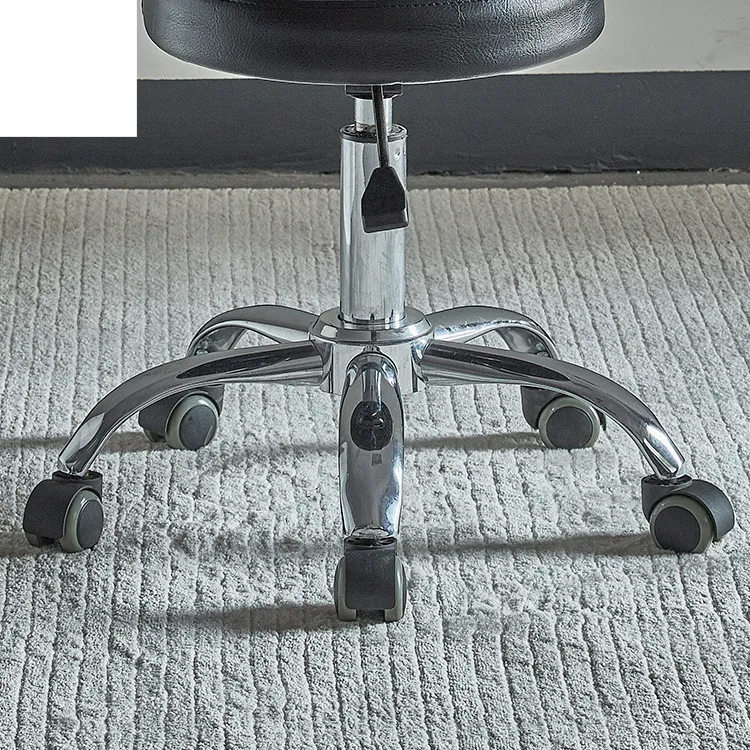 Modern Custom Hairdressing Salon Chair Set With Round Rolling