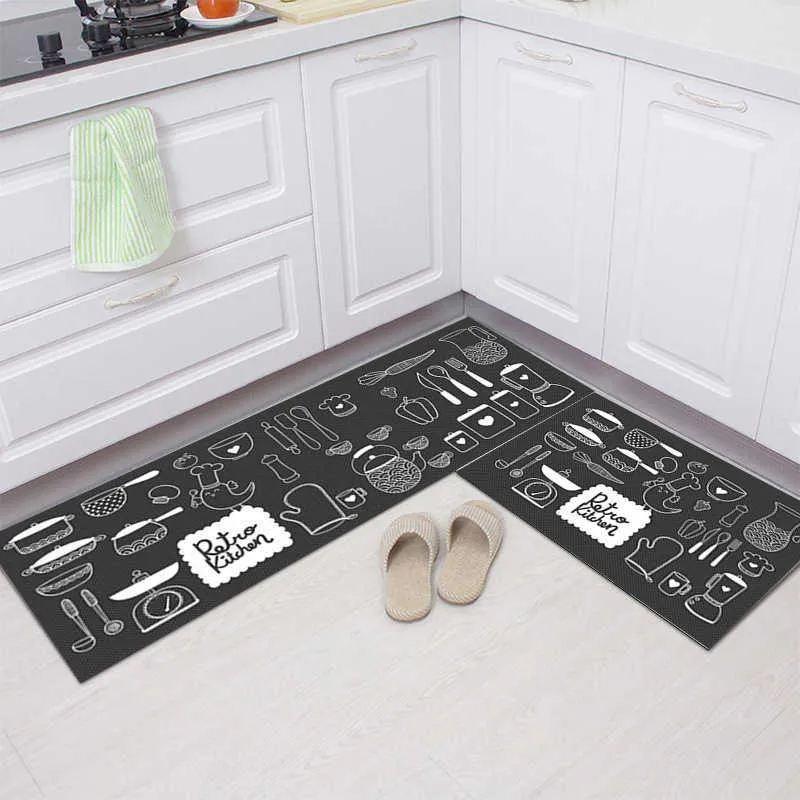 Ковры кухня без скольжения коврик Nordic INS Kitchen Simple Door Simply Dover Прямоугольный домашний ковер коврик 40x60 и 40x120 R230717