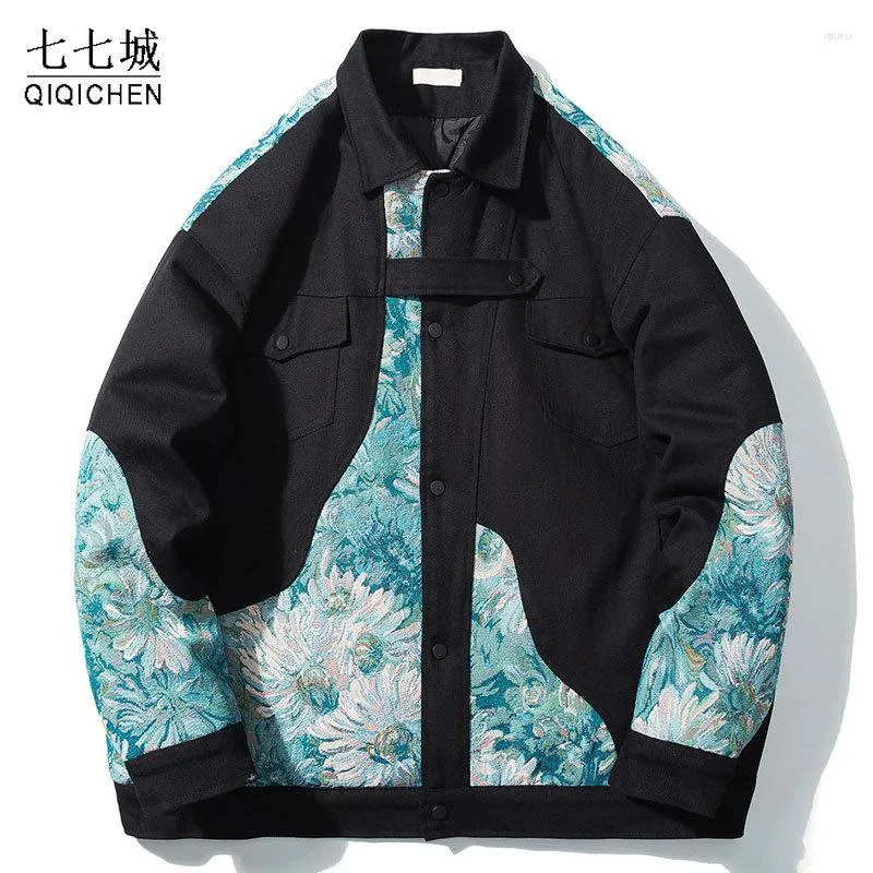 Qiqichen us size autumn outlet cotton casual men's jacket