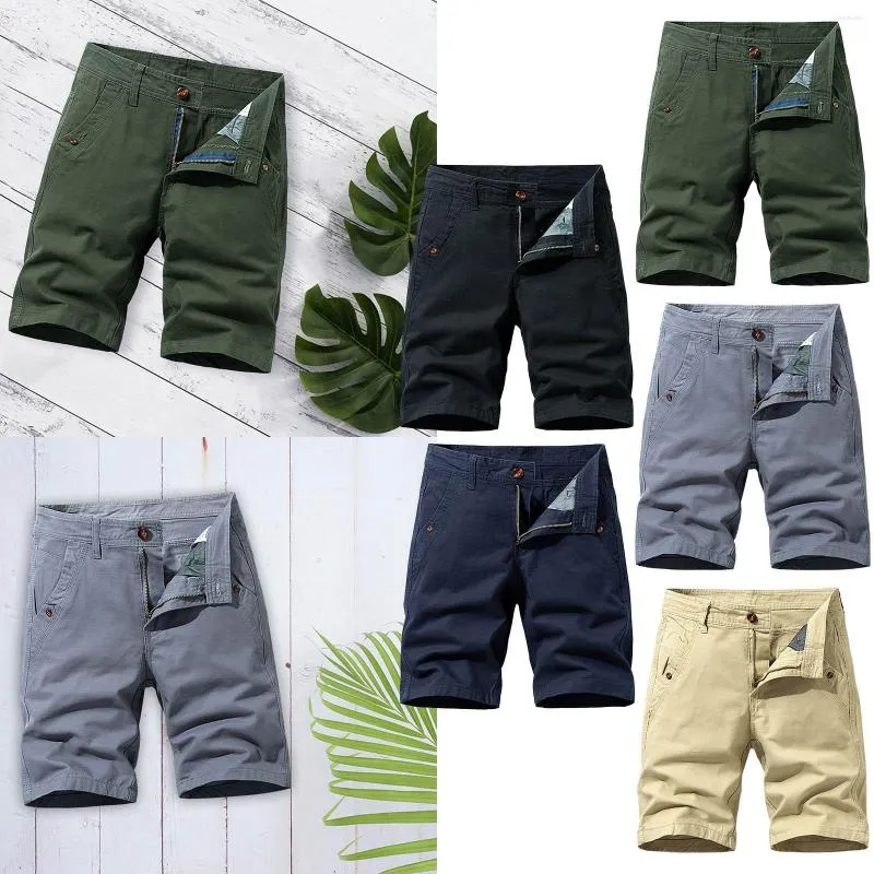 Running Shorts Men's Summer Cargo Sports Quarter Pants Men Open Leg Pant med fickor Stjärna Glitter Body Central