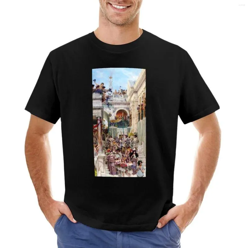 Débardeurs pour hommes Spring By Alma Tadema T-Shirt Fan de sport T-shirts Homme T-shirts personnalisés Concevez vos propres vêtements pour hommes