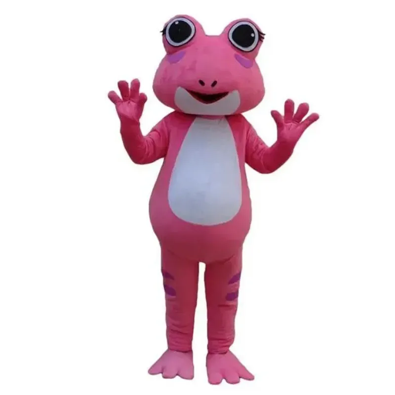 Biała zielona żaba Mascot Costume Top Cartoon Anime Teme Posta