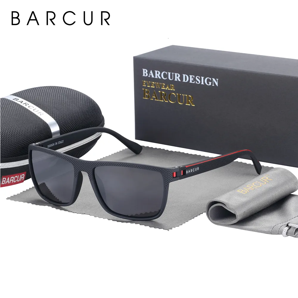 Zonnebril BARCUR Sport voor Mannen Gepolariseerde FishingTravel TR90 Licht Gewicht Zonnebril Vrouwen Eyewear Accessoire 230717