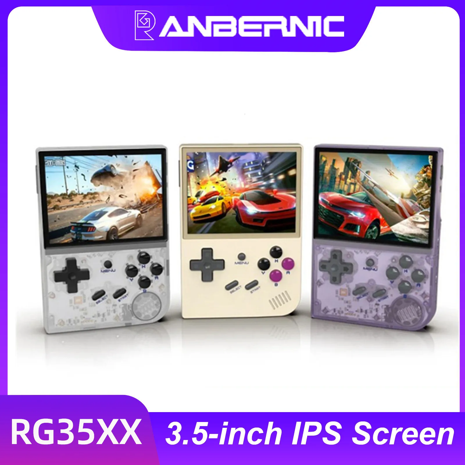 Tragbare Game-Player ANBERNIC RG35XX Retro-Handspielkonsole Linux-System 3,5-Zoll-IPS-Bildschirm Cortex-A9 Tragbarer Taschenvideoplayer 230715