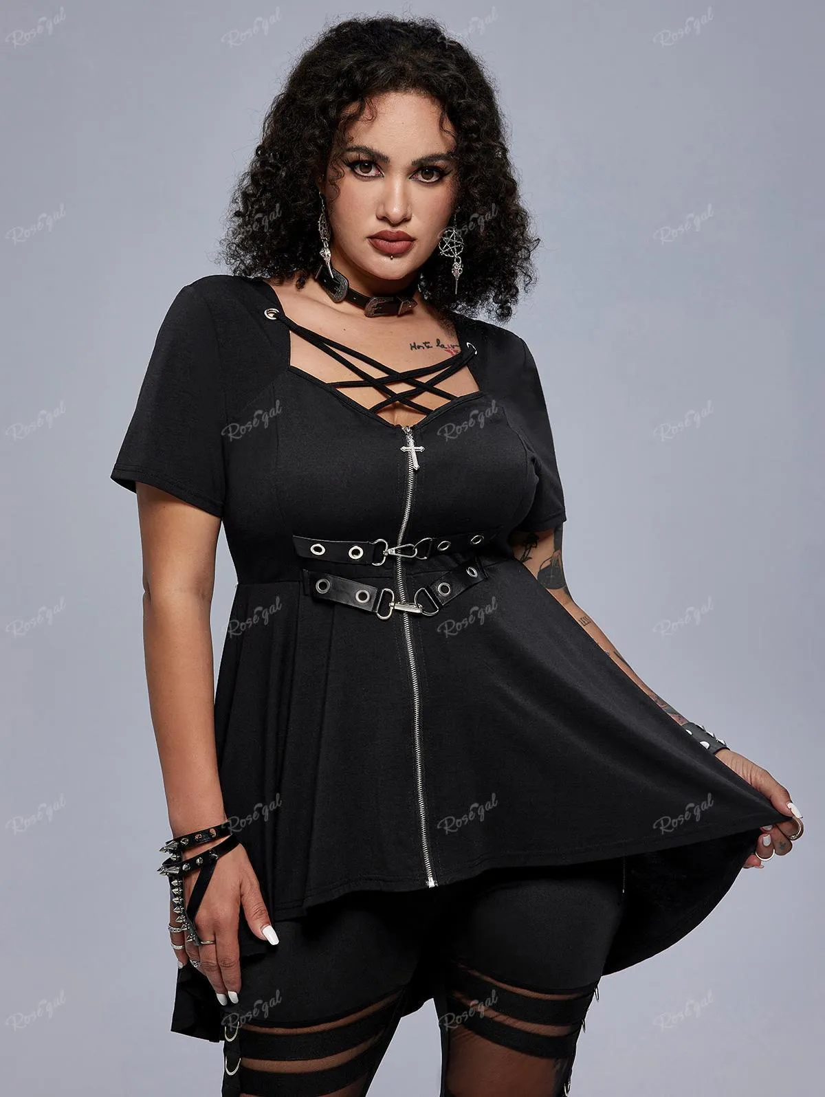 Rosegal plus deals size