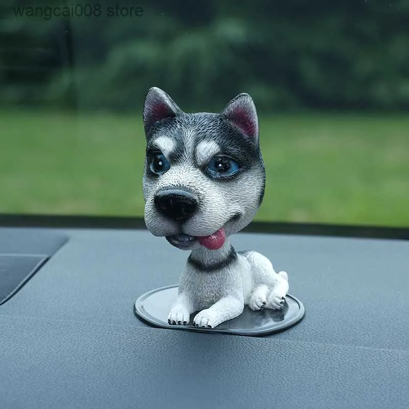 Interior Decorations Car Ornament Interior Cartoon Cute Car Bobble Head Dog  Spring Resin Creative Bobble Head Dog Car Decoration Accessories T230717  From Wangcai008, $2.25