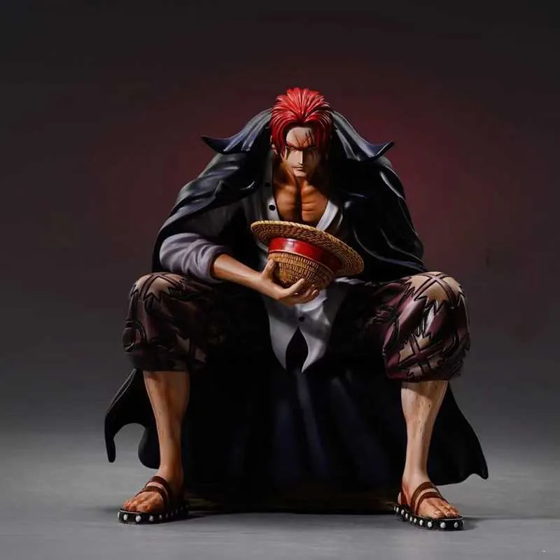 Anime Manga 14Cm Anime One Piece Banpresto Chronicle Master Stars Plece The Shanks Action Figure PVC Figurine Collection Model Toys Gifts L230717