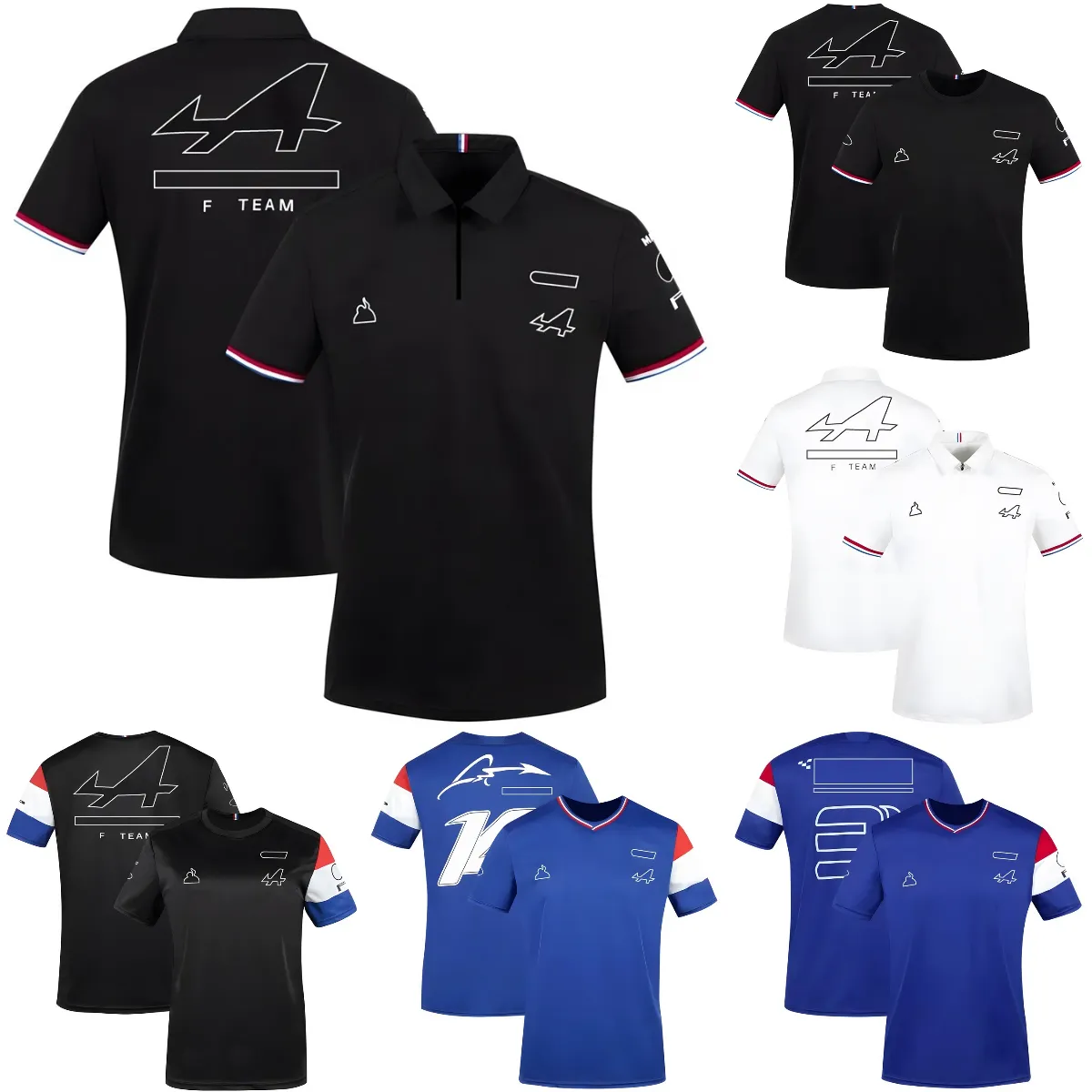 F1 T-shirts Formule 1 Team Racing Driver Polo Hommes Femmes Mode T-Shirt Sports de plein air T-shirt à séchage rapide Fans Tops surdimensionnés