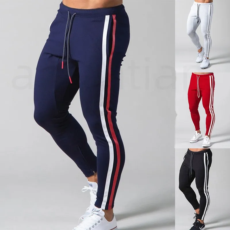 Designer Men Muscle Sweatpants Classic Sports Slacks Quality Fabric Take Mens Beefcake Gym Pants Training Running Trousers