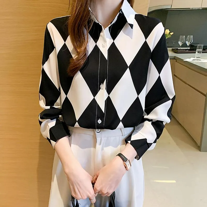 Bluzki damskie Chikimi Women Tops 2023 Koreańska modna bluzka na elegancki pasek ol kobiece odzież vintage koszule i