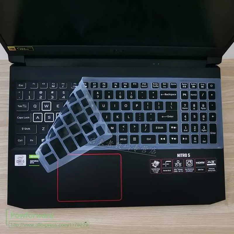 Чехлы на клавиатуру для Acer Aspire Nitro 5 AN515-55 AN515-54 15,6-дюймовый AN715-51 AN715-52 17,3-дюймовый игровой ноутбук Predator Чехол для клавиатуры R230717