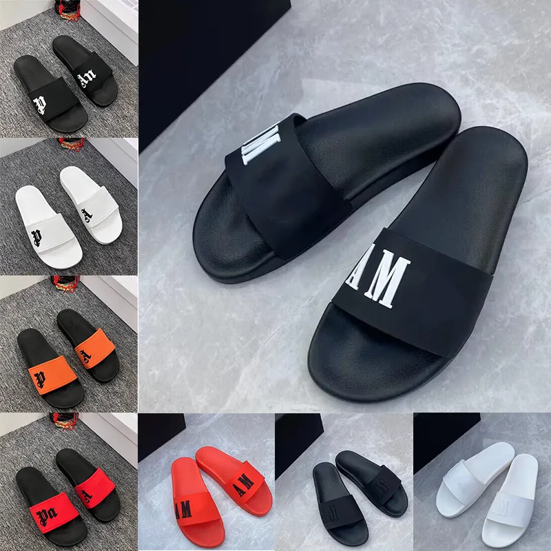 Groothandel Top Designer Slippers Heren Dames Soft Rubber Slides Zomer Strand Sandalen Outdoor Thuis Platte Slippers Lady Slipper 35-46