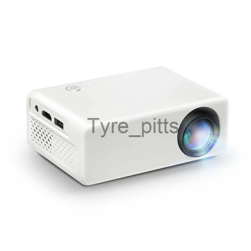 Andra projektortillbehör A1000 Mini Projector Home Cinema Portable Theatre 3D LED VideoProjector Laser Beamer för 4K 1080p via HD Port Smartphone TV Box X0717