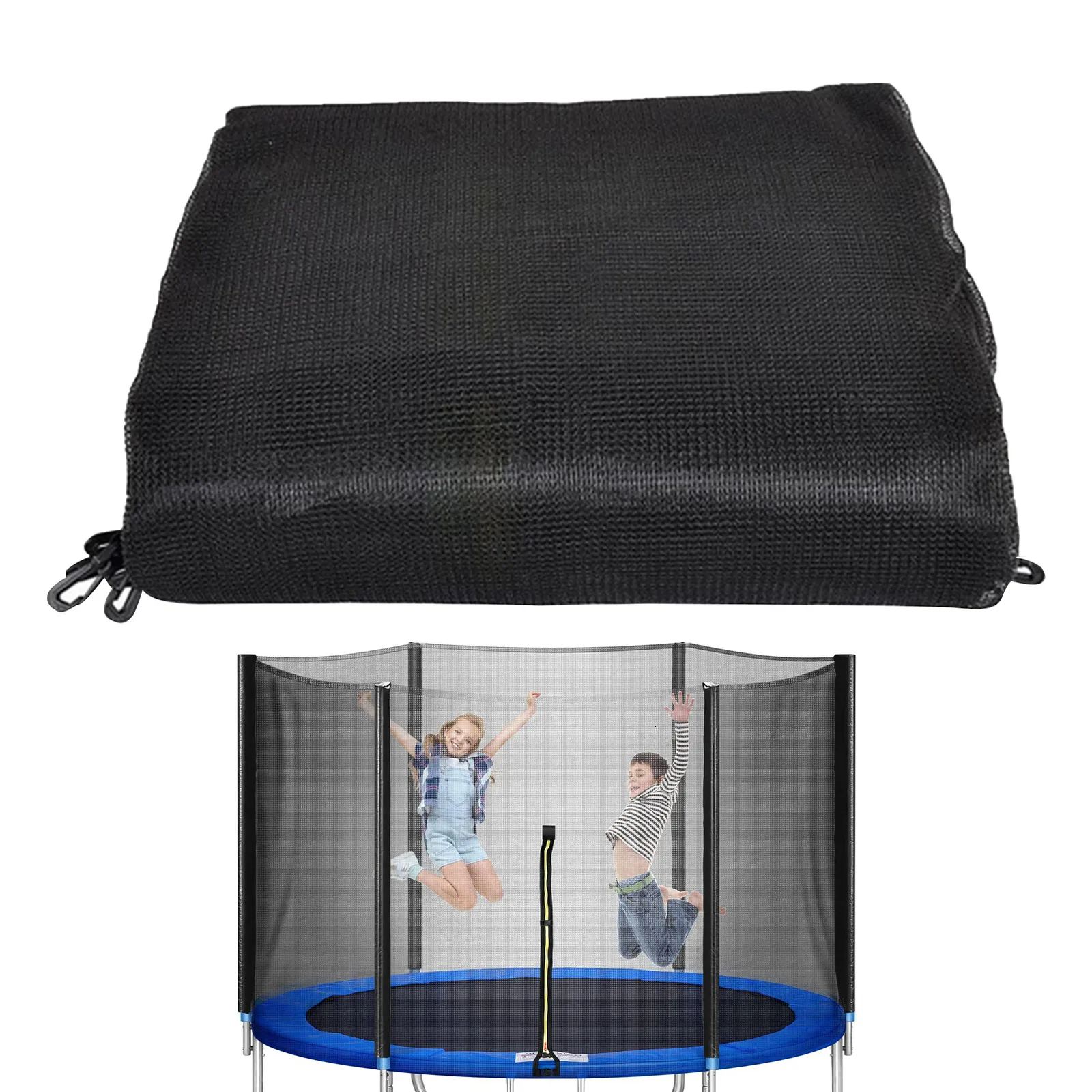 Trampolim infantil rede protetora de segurança para esportes ao ar livre antifall jump pad proteção para trampolim 6 pés 8 pés 10 pés 230717