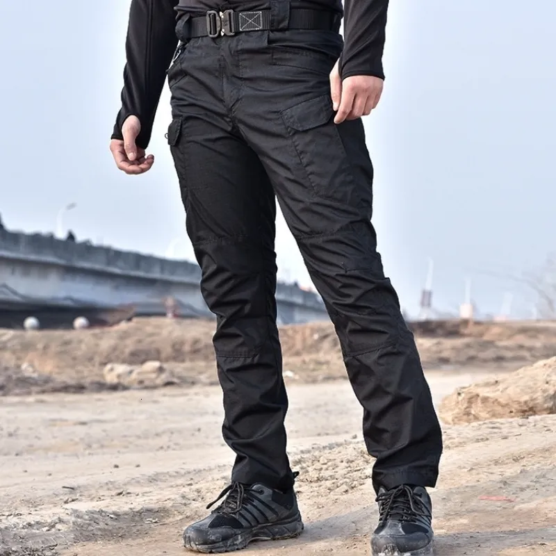 Men s Pants Military Tactical Cargo Man Waterproof Quick Dry Trousers High Quality Lightweight Breathable Stretch Combat 230718