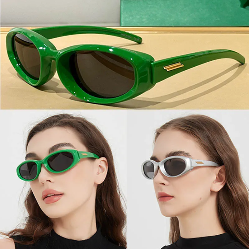 Elegant Oval Sunglasses for Women - Designer Acetate Frame  display picture 1