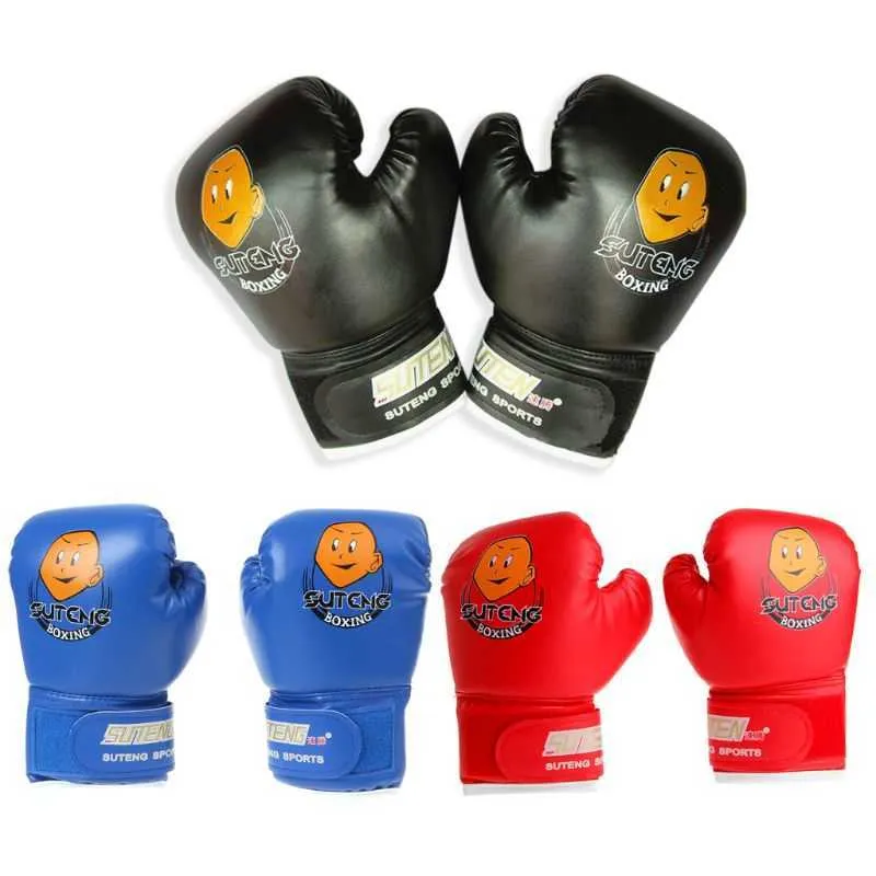 Protective Gear Boksing Rękawiczki dla dzieci dzieci młodzież gąbka kickboxing muay thai mitts mma trening sparingowy HKD230718