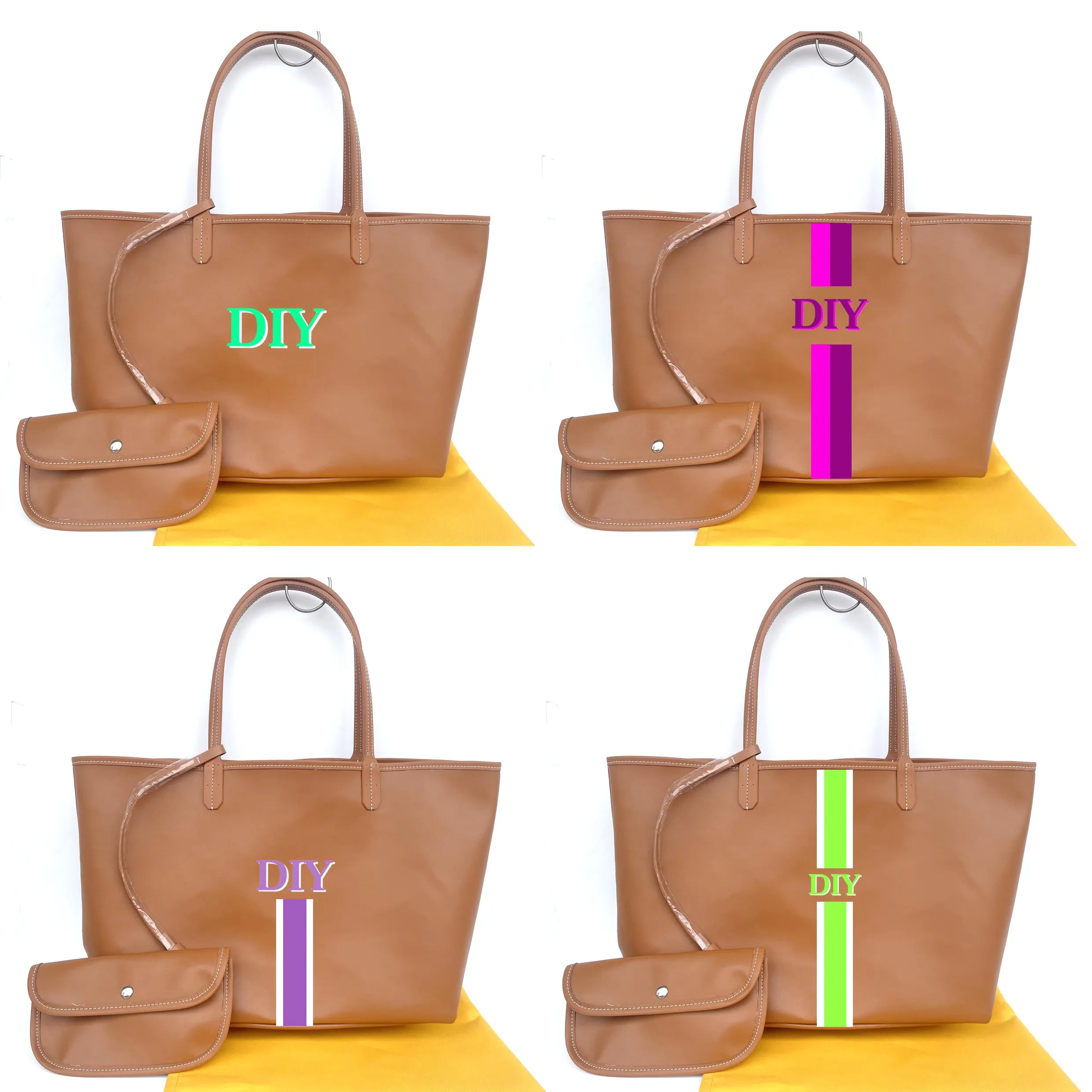 Kobiety zakupowe torby na ramię jednoskładnikowy prawdziwy torebka DIY ręcznie wykonane spersonalizowane spersonalizowane a8