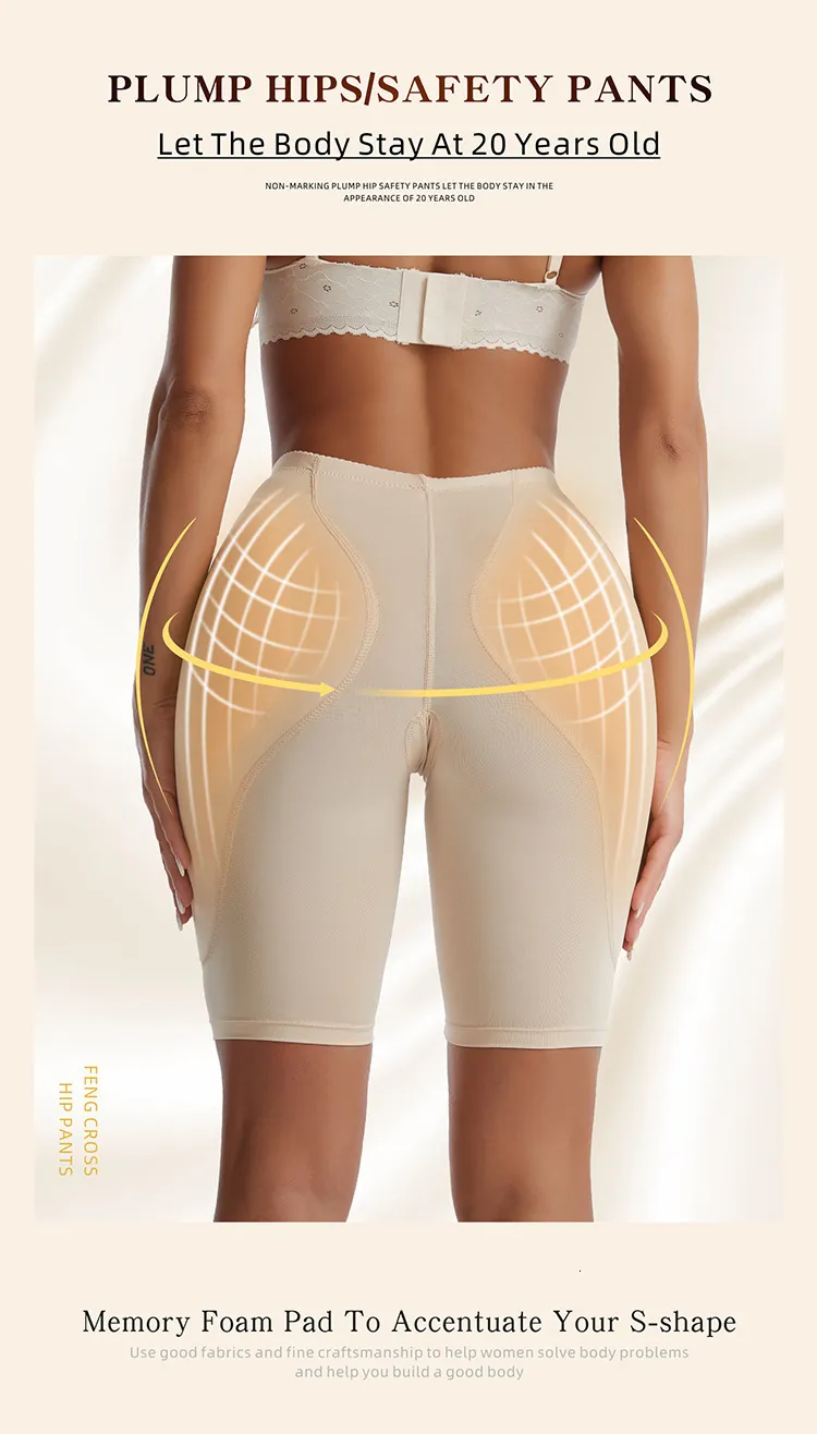 High Waist Womens Tummy Control Pants Spanx With Hip Pads Shapewear For A  Flawless Figure Butt Lifter, Thigh Trimmer, And Booty Enhancer Style 230718  From Tubi07, $15.09