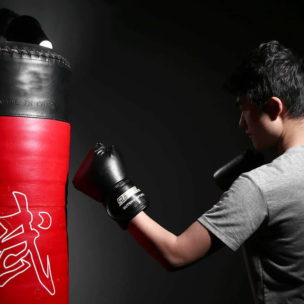 Skyddsutrustning 2st Vuxna Man/Woman Boxing Training Fighting Kickboxing Sponge Gloves HKD230718
