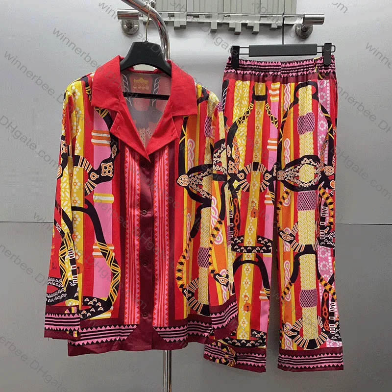 Kobiety piżamę dwupoziomowe zestaw koszulki nocnej pasiaste