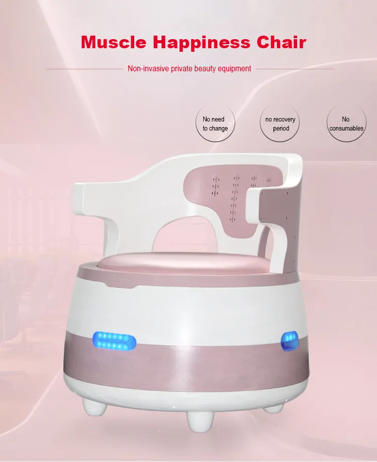 2023 New HI-EMT Pelvic Floor Muscle repair happiness chair machine urinary non intrusive Treatment Ems sculpt device EMS-chair vaginal tightening beauty equipment