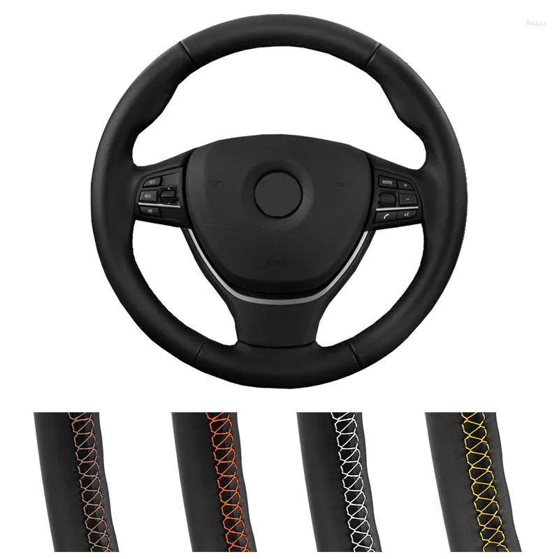 Ratthjul täcker DIY anpassad bilskydd för F10 2014 520i 528i 2013 730LI 740LI 750LI Auto Leather Wrap