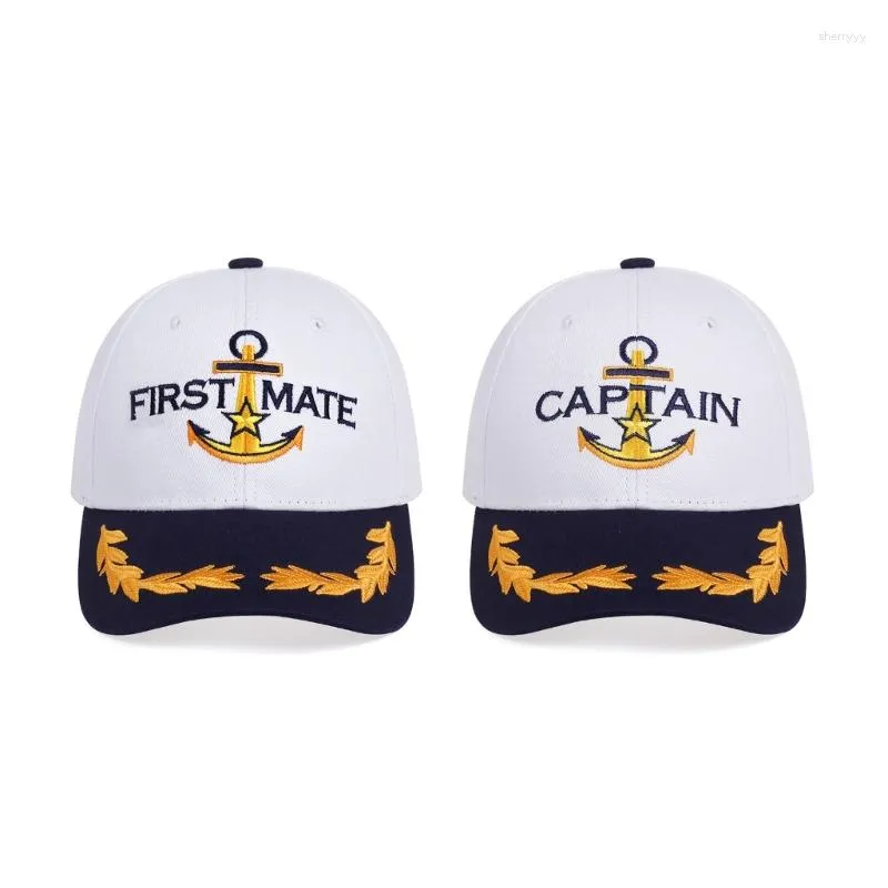 Ballkappen Sailor Ship Boating Captain Baseball Hat Adult Kids Navy Marine Outdoorsport