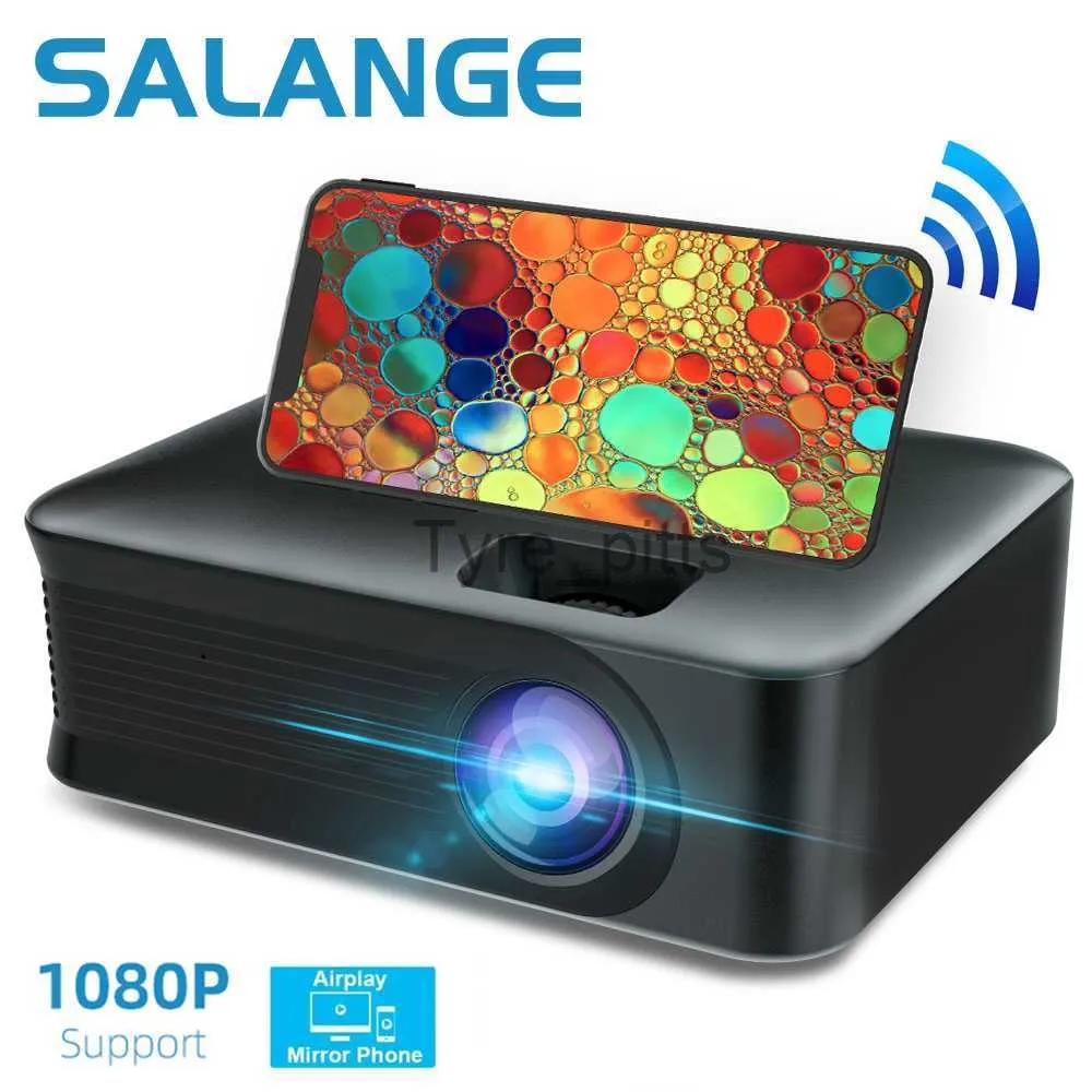 Other Projector Accessories Salange Mini projector A30 LED Video Home Theater Wifi Sync Display Portable Proyector for iPad Smartphone Outdoor Movie Beamer x0717