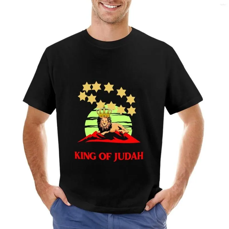 Męskie Polos King of Judah: The Sun Shine Collection # 20 T-shirt Plain Cotton