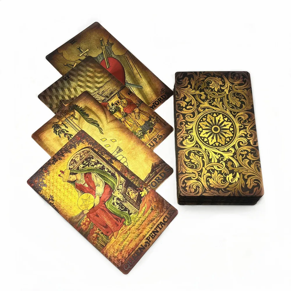 Pelucton Mazzo di Tarocchi classici da 78 carte per principianti con