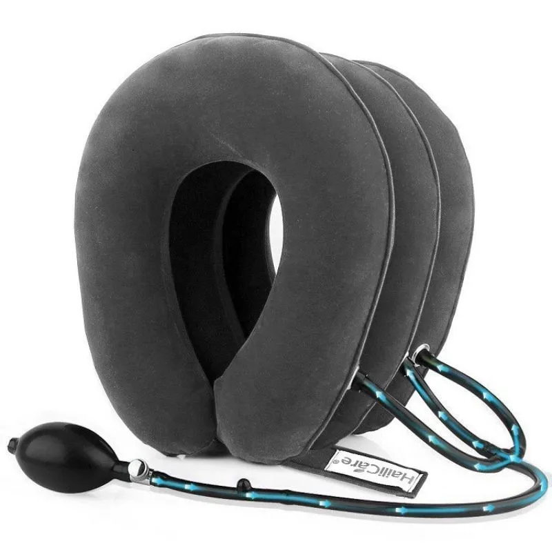 Cervical neck traction inflatable pillow sales
