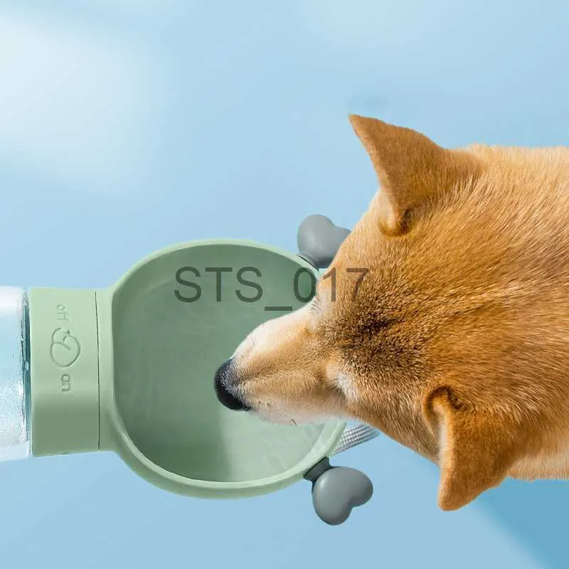 Dog Bowls Feeders Other Pet Supplies Outdoor Portable Dog Water Bottle Small Large Pets Cat Drinking Bowl Clould Bear Shaped Walking Puppy Travel Feed Supplies x0715