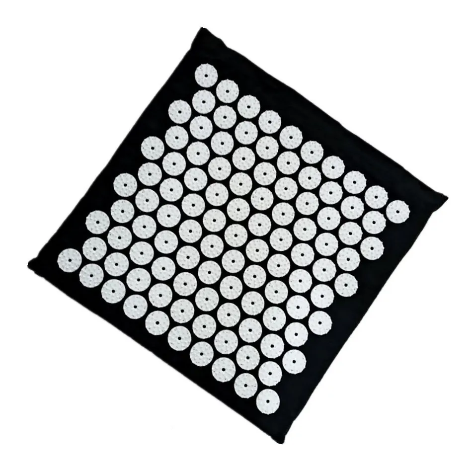 Back Massager size 33*33cmAcupressure Mat Relieve Stress Pain Acupuncture Massage Cushion Yoga Spike Mat Hip Back Foot Body Massager Pad 230718