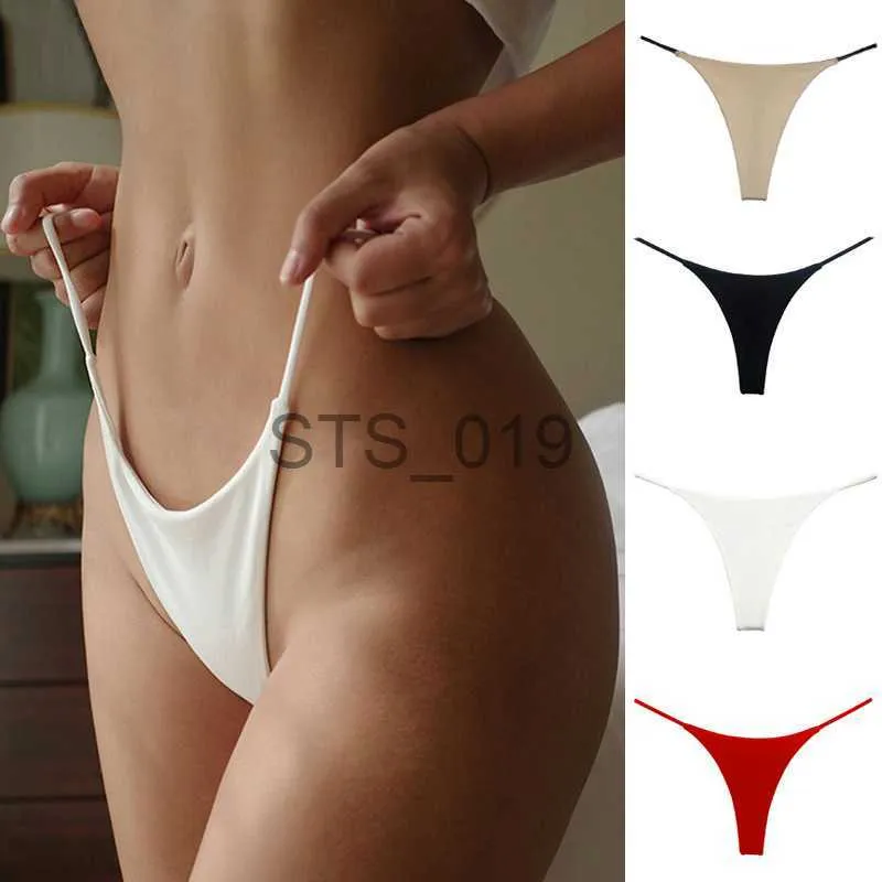 Slips Höschen Andere Höschen Europäische amerikanische Damenhöschen Doppelter dünner Riemen Sexy Tanga Bikini mit niedriger Taille Damen T-förmige Höschen Erotische Unterwäsche x0719