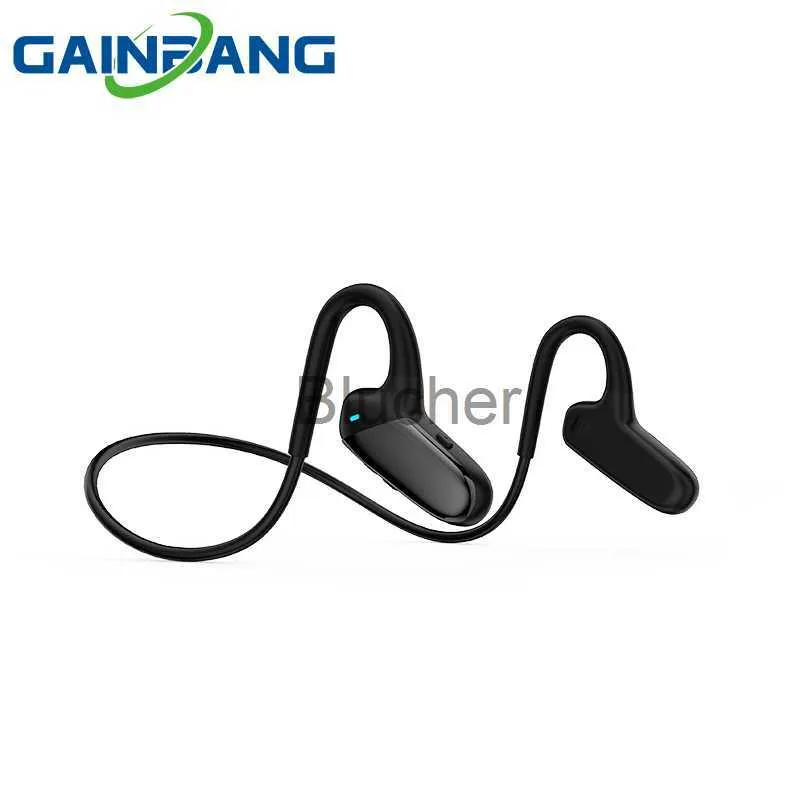 Hörlurar hörlurar F808 Bone Ledning Earphones Wireless Bluetooth Hörlurar Sport Vattentät Bekväm slitage Open Ear Hook för att köra Running X0718