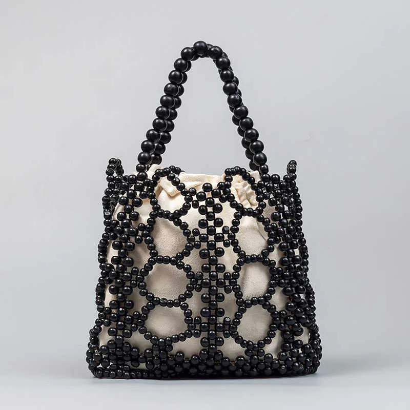 Wood Beads Spring Bag – GRAV GRAV