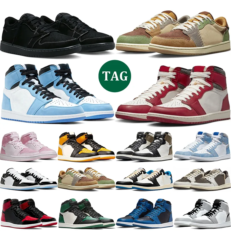 1s scarpe da basket uomo donna 1 Skyline LOST And FOUND Laney UNC Toe Reverse Mocha Concord sneaker sportive da uomo