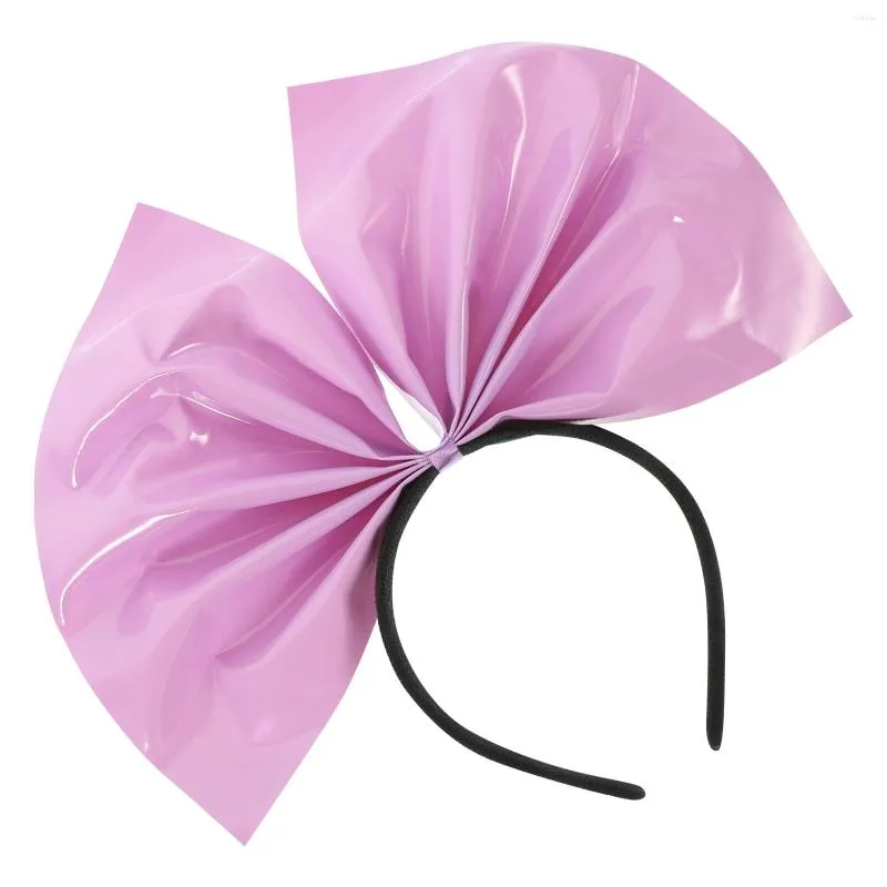Bandanas Props Purple Headband Women Headpiece Headbands Bows Makeup Big Hair Accessories Womens Fashion