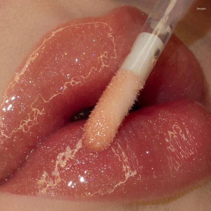Lipgloss Transparante Glans Waterdicht Langdurige Hydraterende Lippenstift Spiegel Glitter Olie Vrouwen Make-up Cosmetische