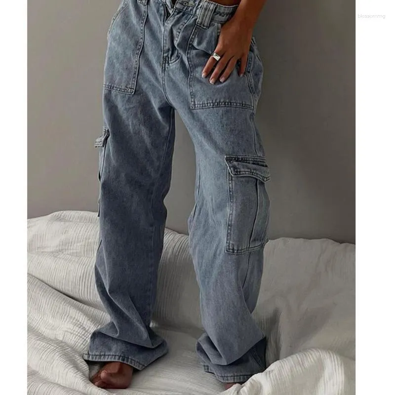 denim cargo pants for girls.