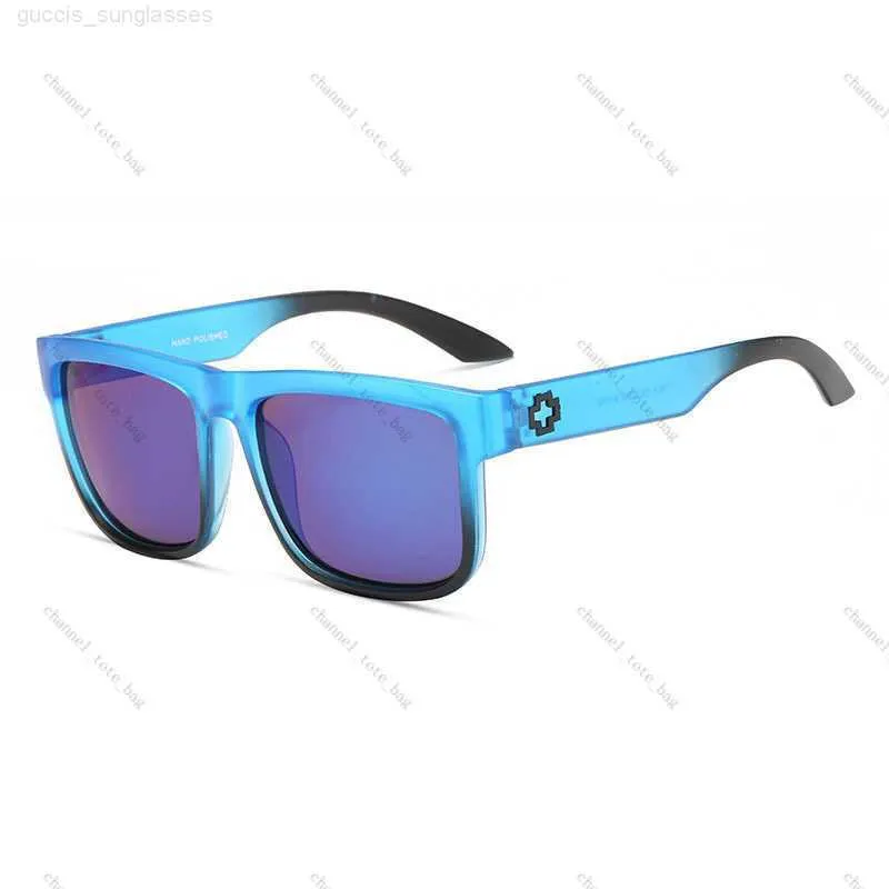 espions lunettes de soleil hommes designer Outdoor Fashion couleur film Lunettes de soleil réfléchissantes grand cadre Sports de plein air lunettes lunettes en gros 2WEMV