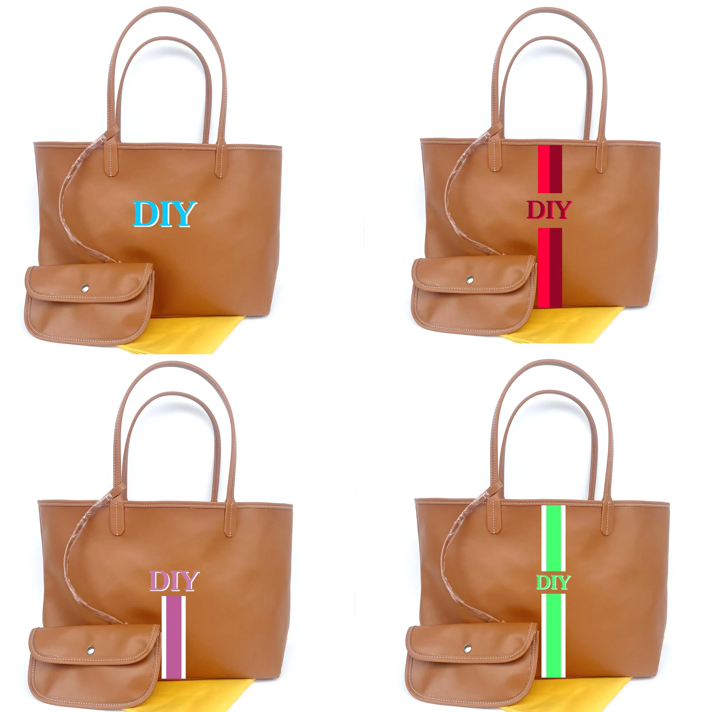 Damen-Einkaufstaschen, Umhängetasche, einseitig, echte Handtasche, DIY, handgefertigt, individuell anpassbar, A1