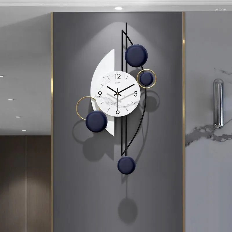 Wandklokken Grote metalen horlogewanden Modern Home Design Origineel Esthetisch Silentdigital Office Gift Luxe Horloge Murale Decor