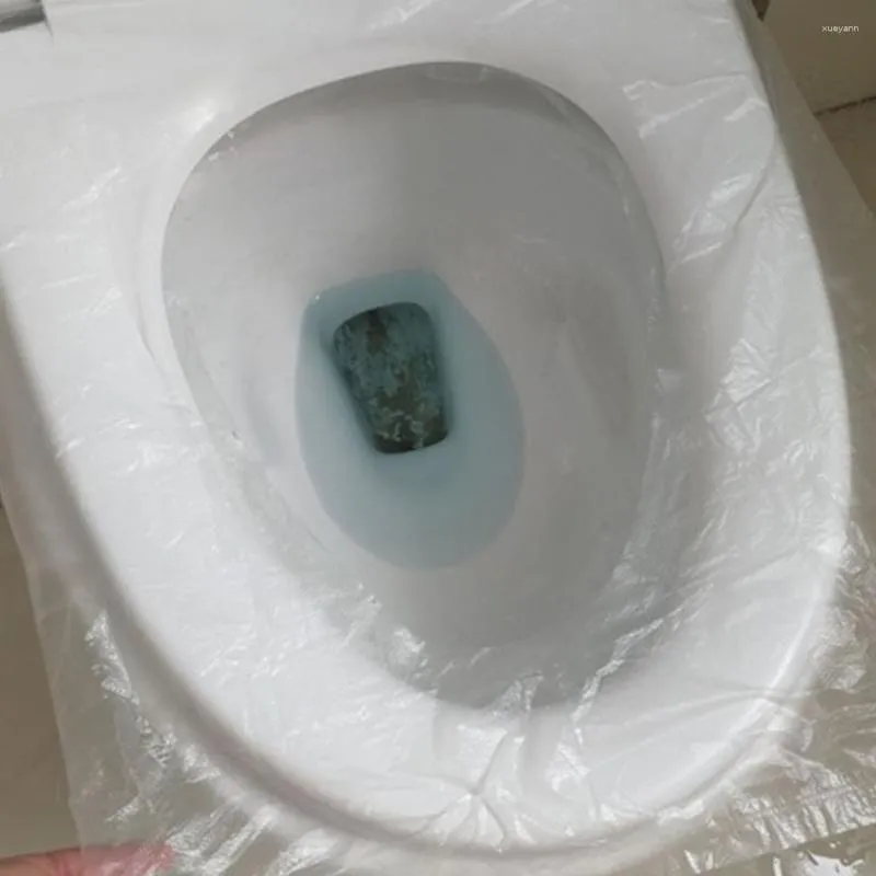 Toilet Seat Covers Cover Trip Bathroom Home Plastic Anti Bacterium Waterproof White Clean Hygienic