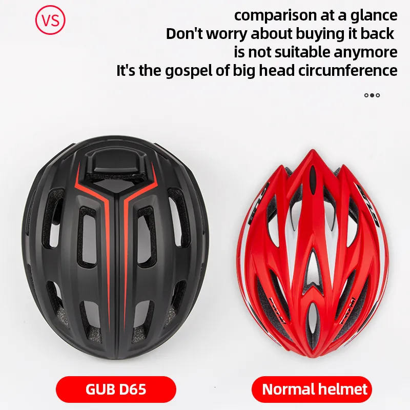 Casques Vélo GUB XXL 6165cm Casque Homme VTT Moulage Intégré