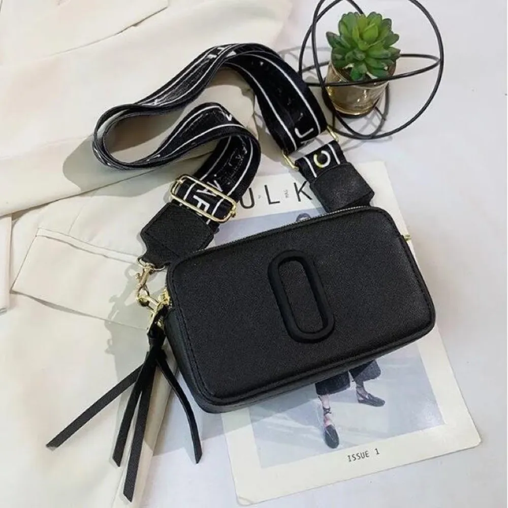 Borsa firmata Marc Borse a tracolla Snapshot Piccola borsa di moda Borsa Borse famose Marc Snapshot Camera Piccola borsa a tracolla Borse a tracolla da donna Messenger cross body